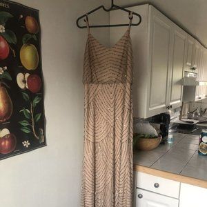 Adrianna Papell Beaded Gown